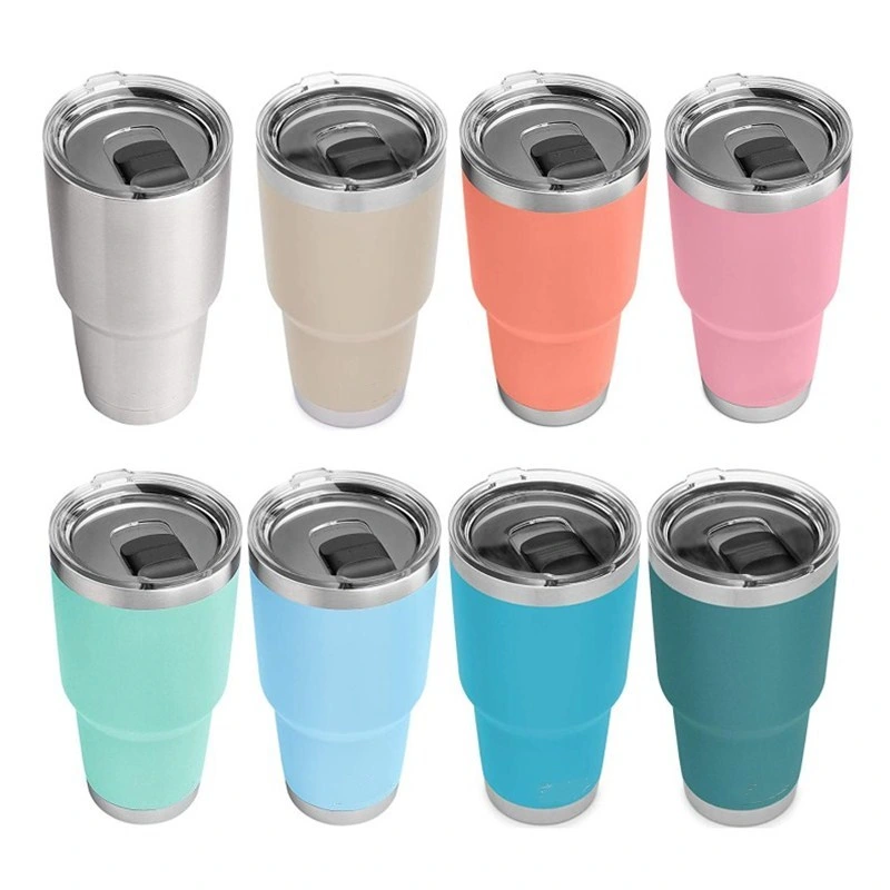 Wholesale Outdoor Travel Coffee Mug Double Wall Vacuum Insulated 20 Oz 30 Oz Beer Tumbler Insulated Stainless Steel Tumbler