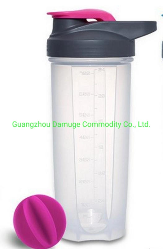 750ml BPA Free Sports Water Bottle Protein Shaker Custom Logo Printing for Gym