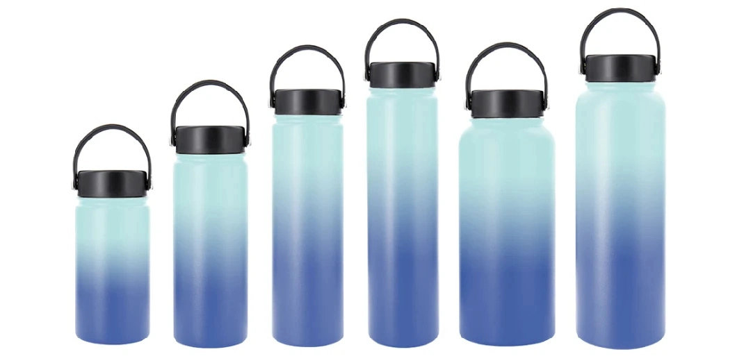 OEM Acceptable Wide Mouth Vacuum Insulated 304 Stainless Steel Outdoor Thermos Water Bottle