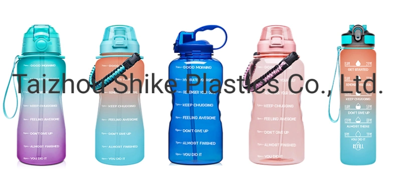 2022 Designed Cycling Nice Reusable Clear Drinking Plastic Water Bottles Gym Sports Portable Botellas De Agua with Custom Logo