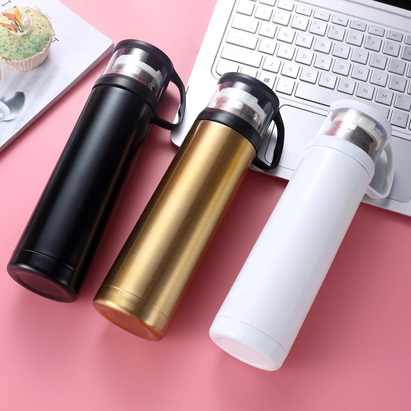 Twin Walls Stainless Steel Vacuum Flask Insulated Steel Thermal Flask / Dishwasher Safe / Food Safe / Travel Water Flask