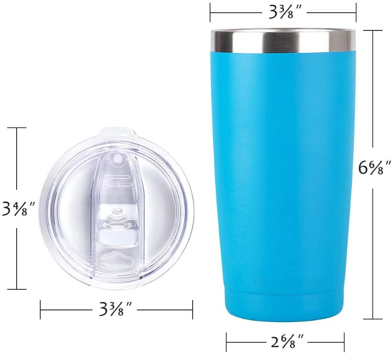 Wholesale Double Wall Insulated Vacuum Magnetic Lid Coffee Tumbler Cup 20oz 30oz Stainless Steel Travel Beer Tumbler