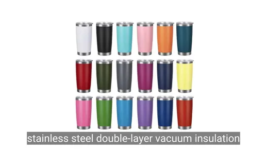 Wholesale Customized Classic Tumbler Insulated Sublimation Travel Stainless Steel Coffee Mug with Lid 