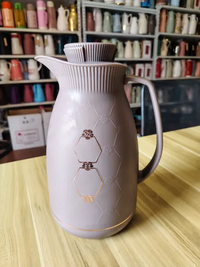 Coffee Vacuum Flask 1L Glass Refill Wholesale Plastic Thermo Bottles Arabic Coffee Pot 