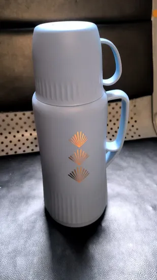 1L Double Wall Vacuum Custom Carafe Tea Pot Glass Liner Thermal Flask Food Grade Glass 