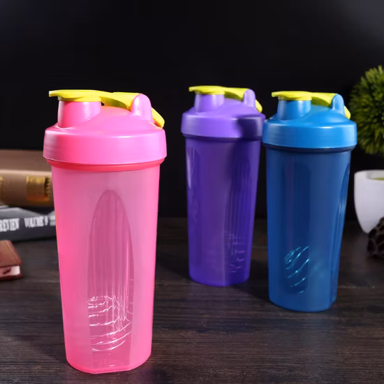 Custom Logo Protein Powder Shaker Bottle 600ml