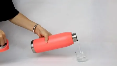 Vacuum Insulated Thermal Stainless Steel Sports Thermo Flask Water Bottle 