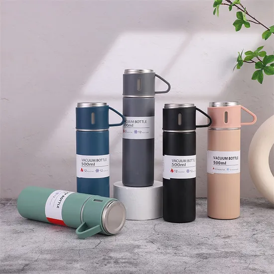 500ml Travel Coffee Tumbler Stainless Steel Vacuum Thermo Cup Double Wall Flask Set Cup 500ml Coffee Mugs 