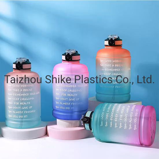 2.2 L Large Water Matt Color Sports Bottle Gym Jug Custom Logo Canteen BPA