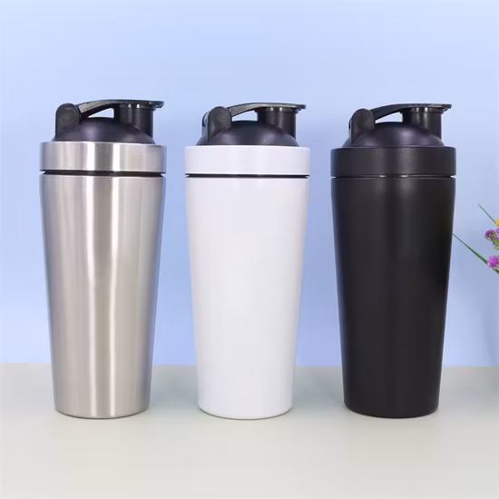 750ml Stainless steel protein shaker