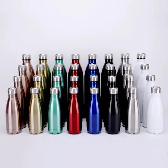 Custom Logo Sports Stainless Steel Cola Vacuum Thermos Drink Water Bottle 
