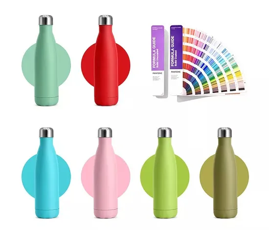 Double Wall 304/201 Insulated Stainless Steel Cola Shape Sport Water Bottle 