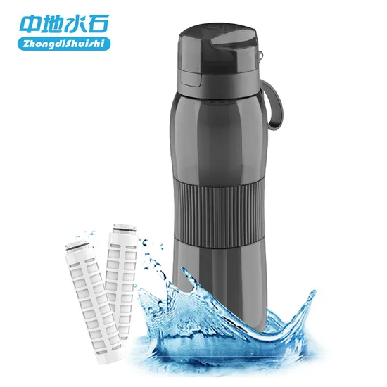 Portable Alkaline Filter Water Bottle for Outdoor Sports 
