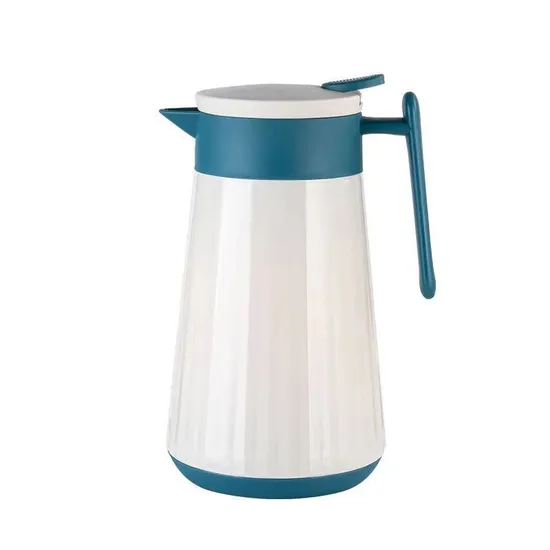 1.9L Modern Hot Sell New Tea Coffee Water European Style Plastic Vacuum Flasks Thermoses with Glass Inner Wholesale Home Used Plastic Insulated Thermo Vacuum 