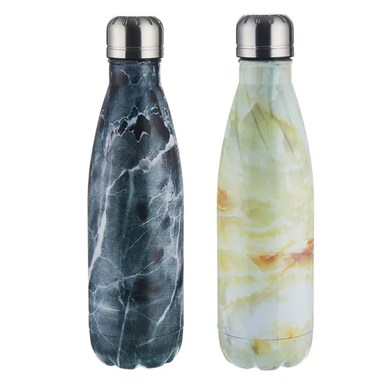 Insulated 500ml Cola Shape Sports Water Bottle for Travel and Sports with Stainless Steel BPA