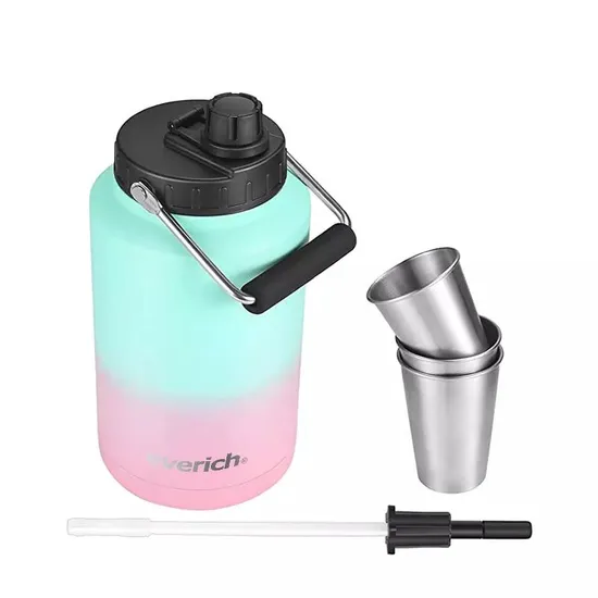 Everich New Arrival Gallon Water Jug with Straw 