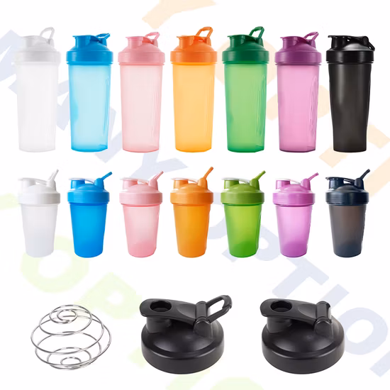 750ml BPA Free Sports Water Bottle Protein Shaker Custom Logo Printing for Gym