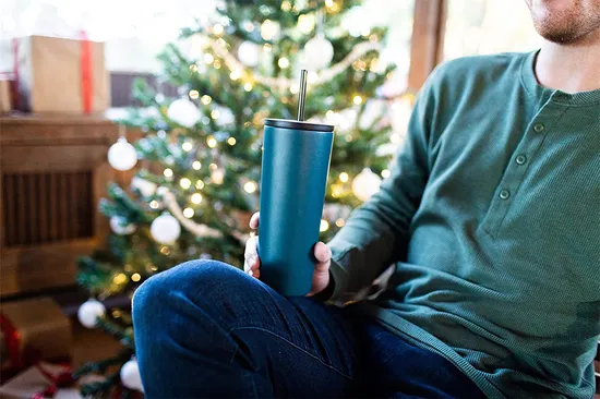 Wholesale Stainless Steel Water Bottle Iced Coffee Travel Mug Classic Insulated Tumbler 