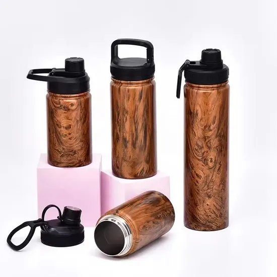 Leakprood 32oz Stainless Steel Reusable Water Bottle Hydro Vacuum Insulated Flask 