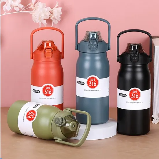 1300ml Water Bottle Sport Leakproof Drinking Bottle Outdoor Travel Gym Fitness Jug 