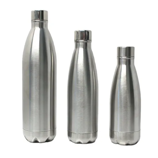 Factory Customized Double Wall Vacuum Insulated Cola Shape Water Bottle Drinking Flask Sport Stainless Steel Bottle 