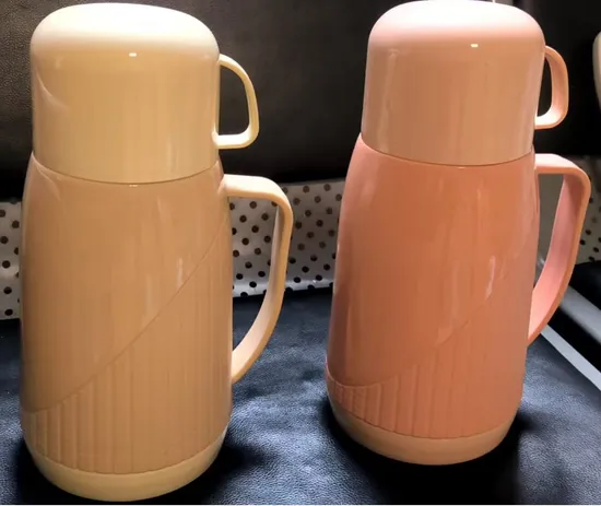500ml 750ml 1000ml 1900ml Liter Plastic Glass Inner Vacuum Flask Thermos New Design Modern Hot Sell New Tea Coffee Water European Style Plastic Vacuum Flasks 
